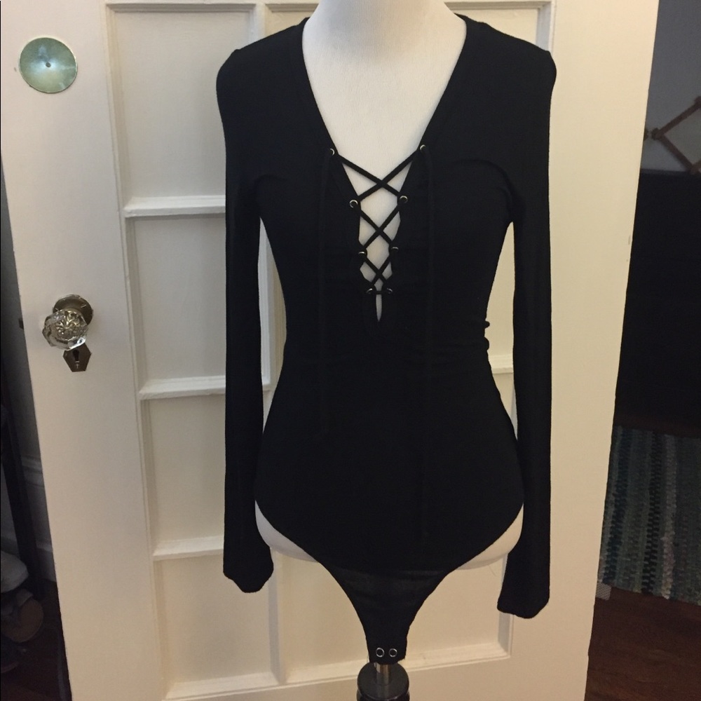 Lace Up Bodysuit