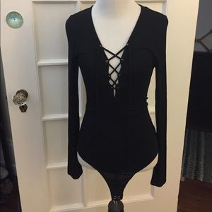 Lace Up Bodysuit