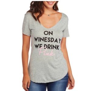 Drink Pink High Low Tee