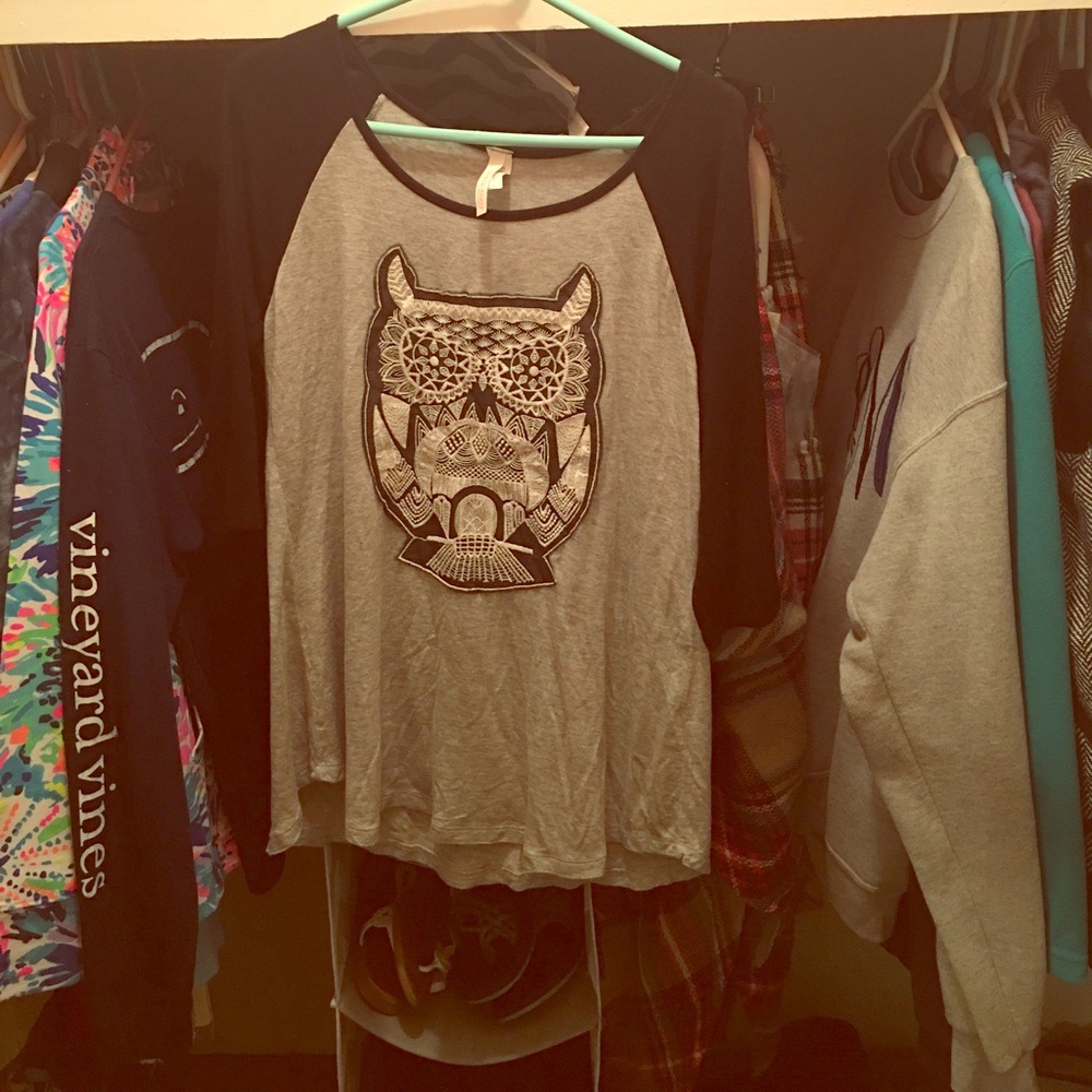 Owl tunic shirt