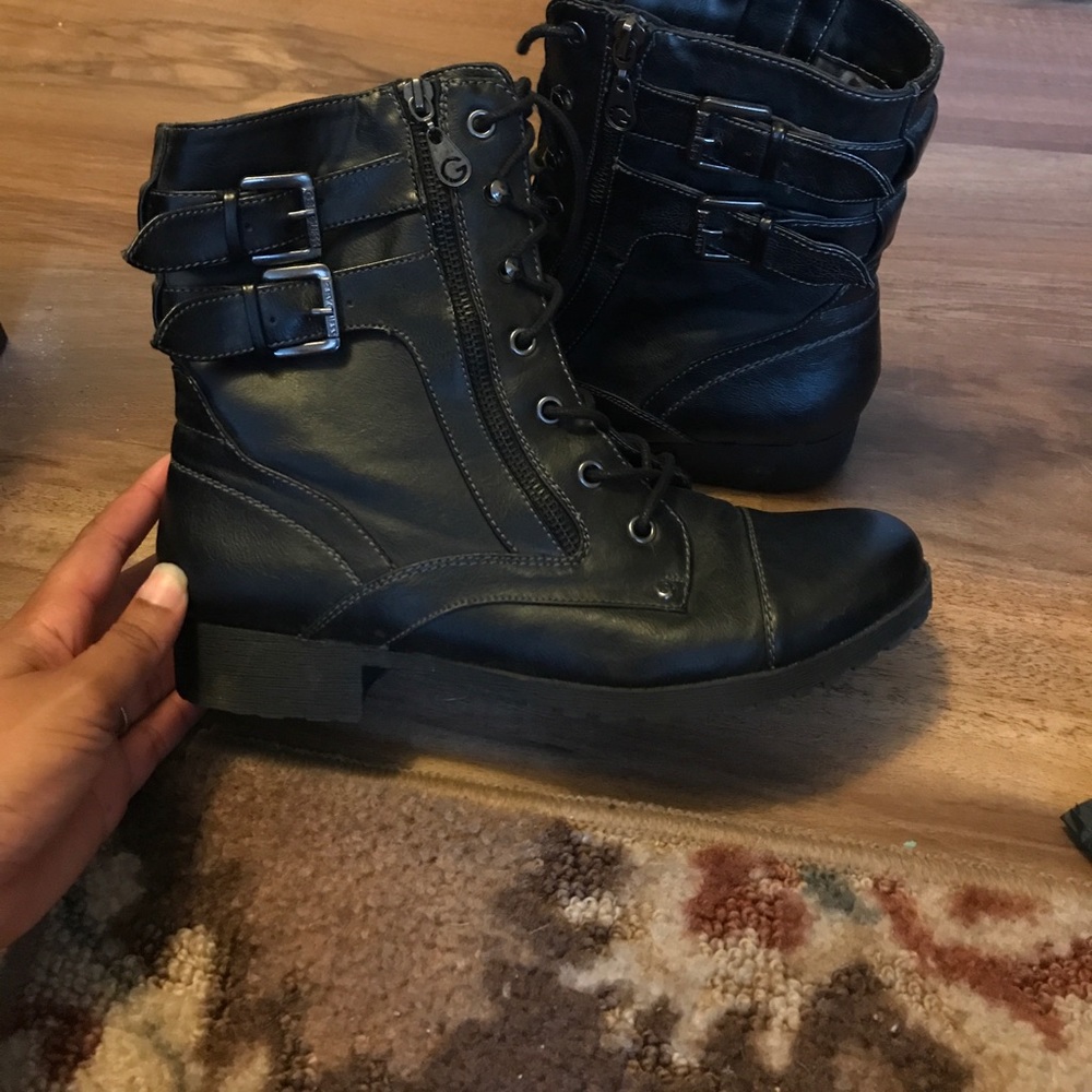 Guess combat boots
