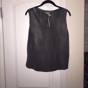 NWT Edgy, Funky Grey Top