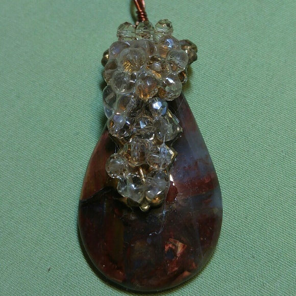 #0025 Artisan Handcrafted Pietersite Pendant - Picture 2 of 3