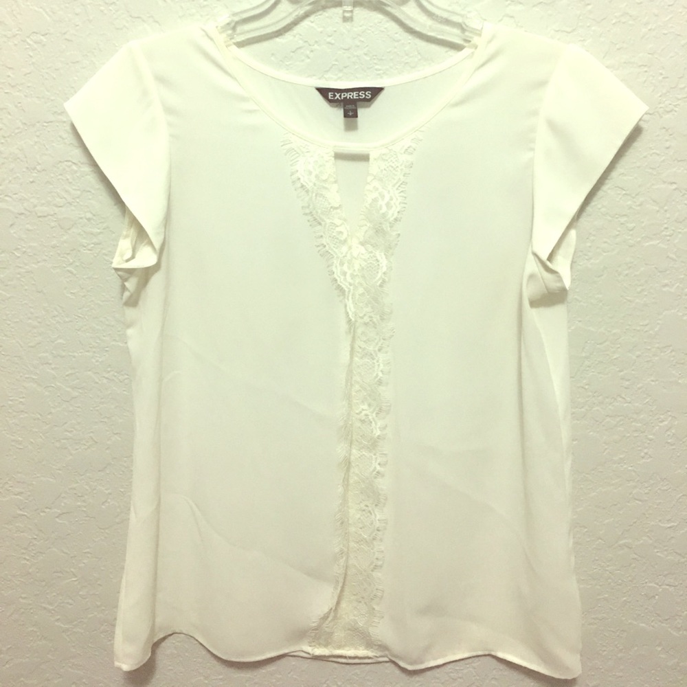 Cap-sleeved blouse