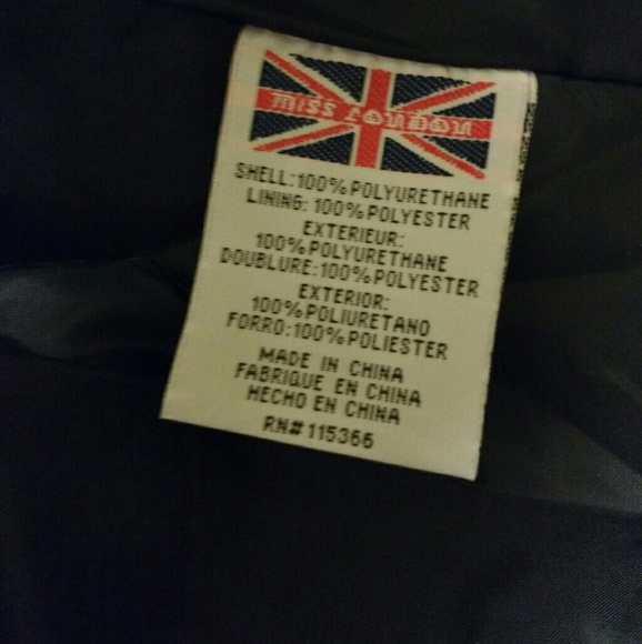 NWT Miss London black motorcycle jacket medium - Picture 3 of 8