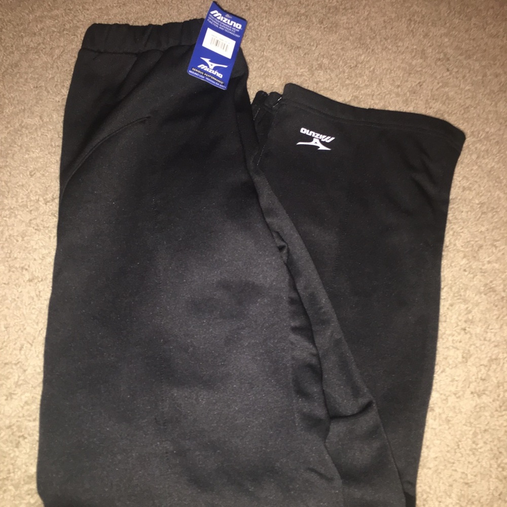 Black mizuno sweatpants