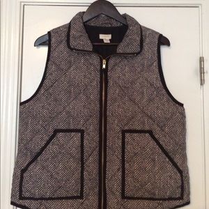 J. Crew herringbone Vest