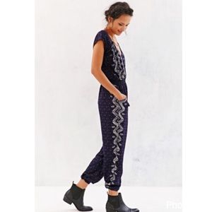 Ecote Floral and Tribal Jumpsuit