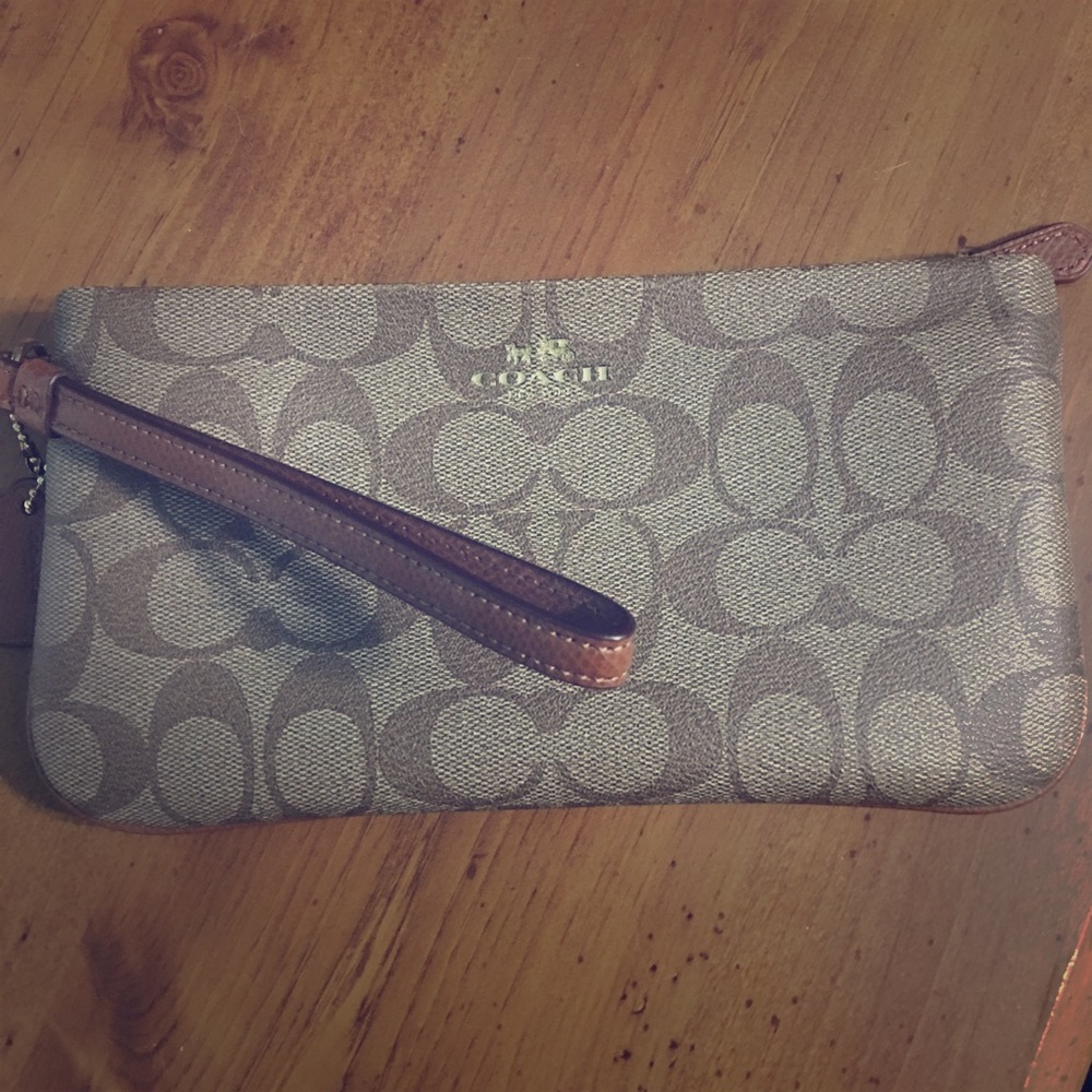 Medium Sized Coach Wristlet