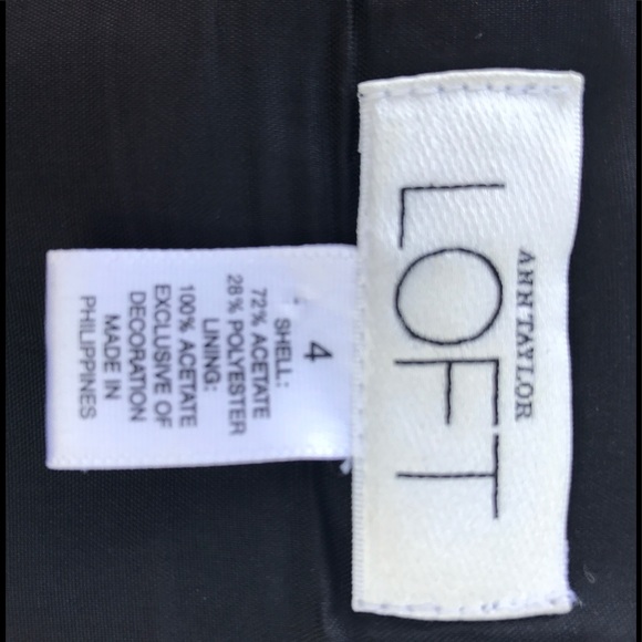 🎉😎🎉HP🎉😎🎉 LOFT Strapless Black Dress Size 4 - Picture 6 of 6