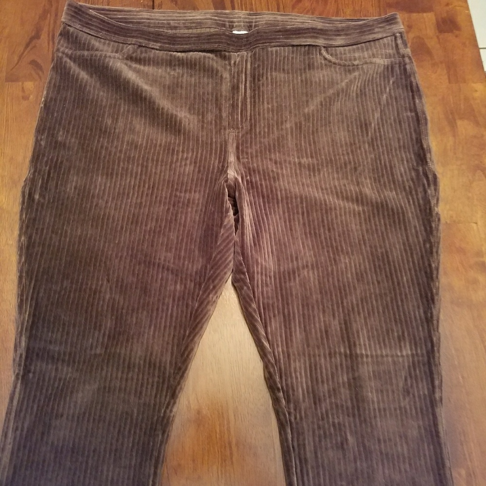 Corduroy texture leggings