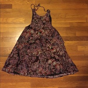 Silence +Noise snakeskin/reptile print swing dress