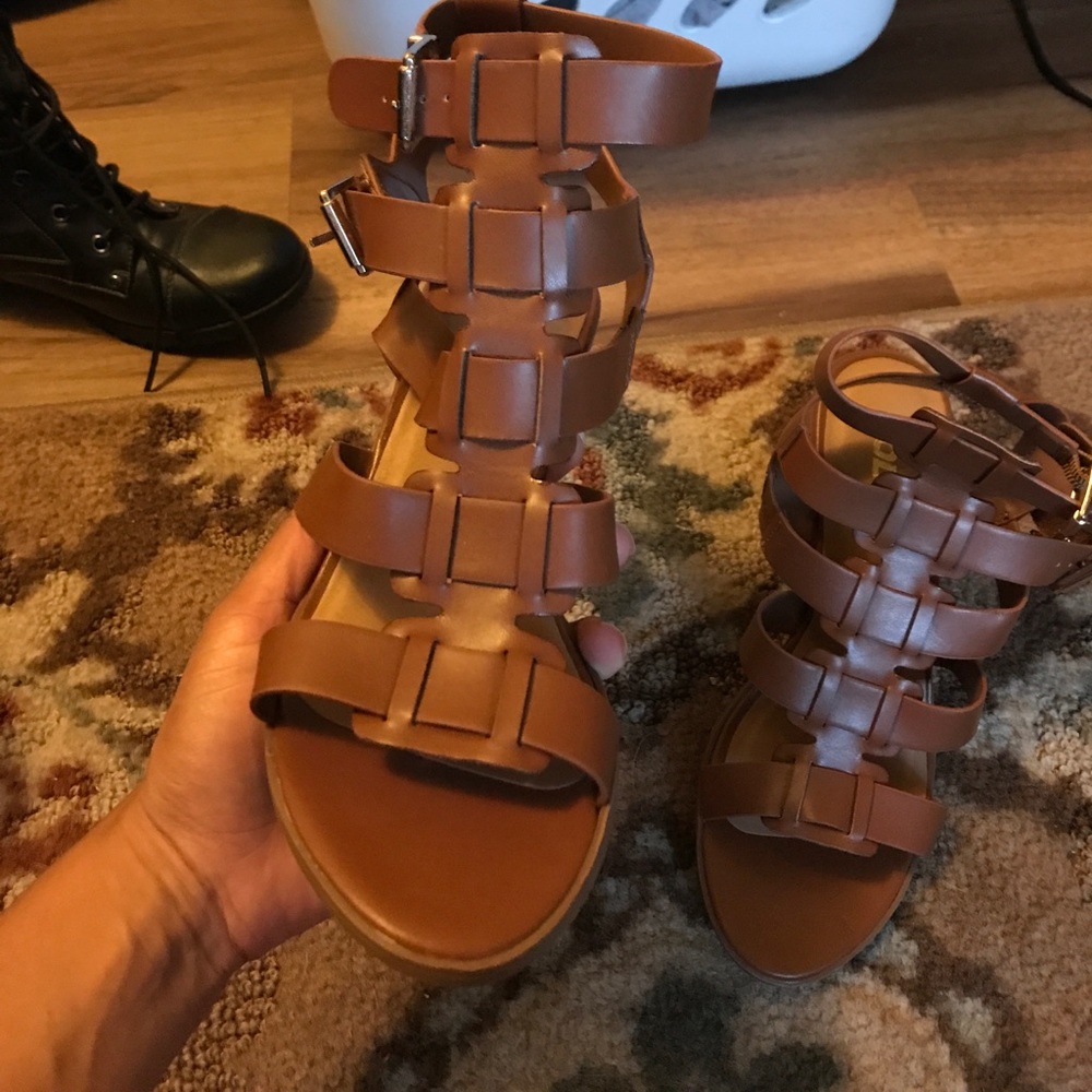 Soda sandal heels