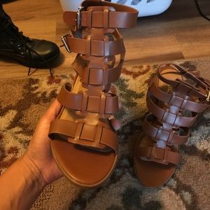 Soda sandal heels