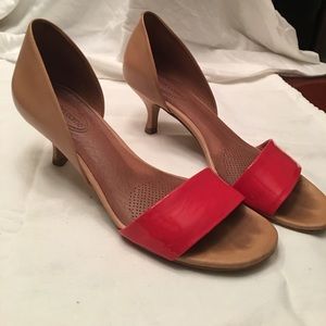 Corso Como two-tone kitten heel