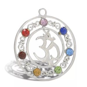 Healing OM Chakra Symbol Pendant Necklace