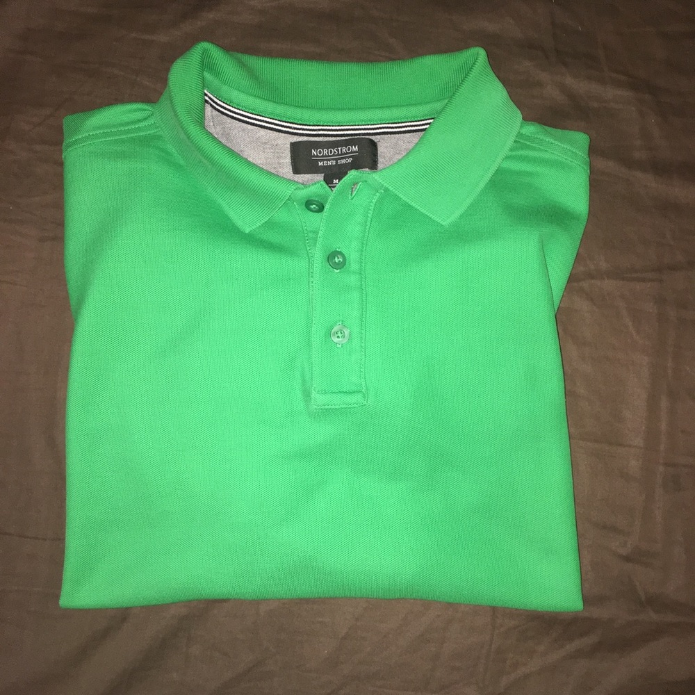 Men's Medium Nordstrom Green Polo Shirt
