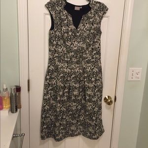 Black and white dress by eShakti