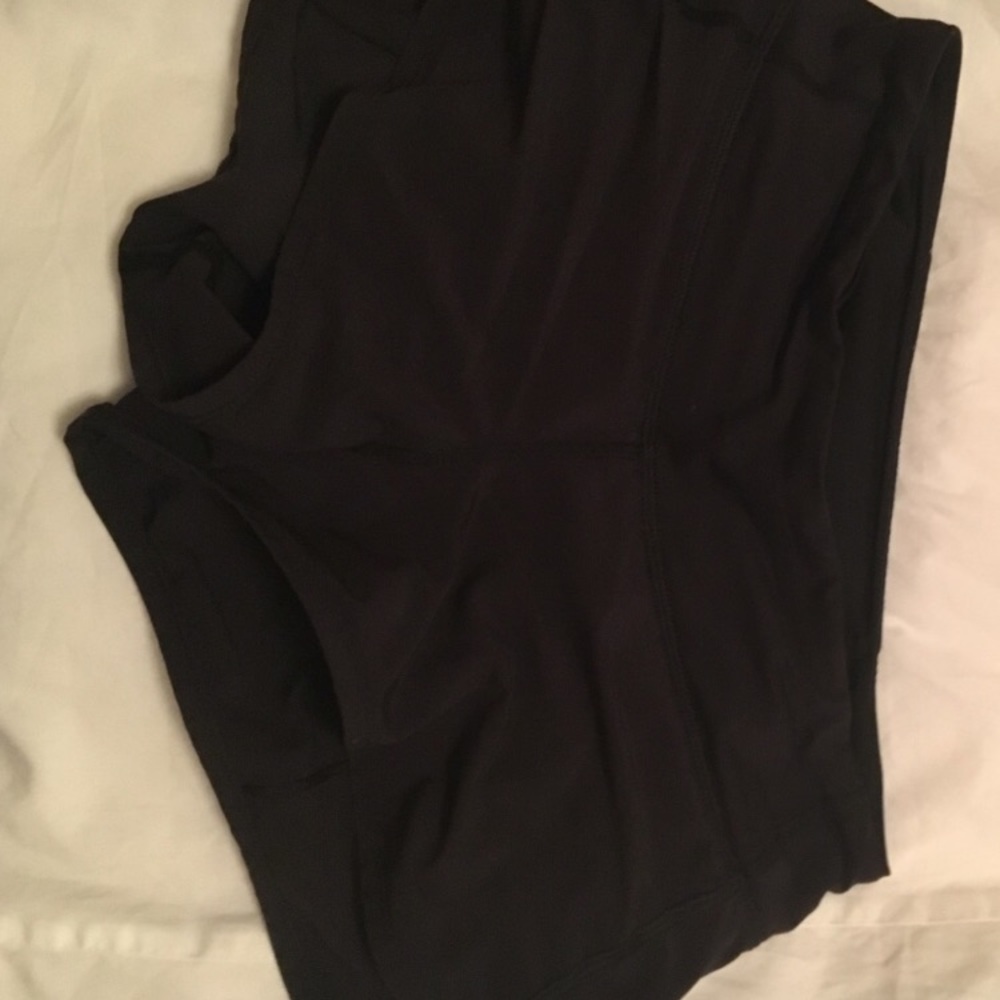 Black lululemon speed shorts
