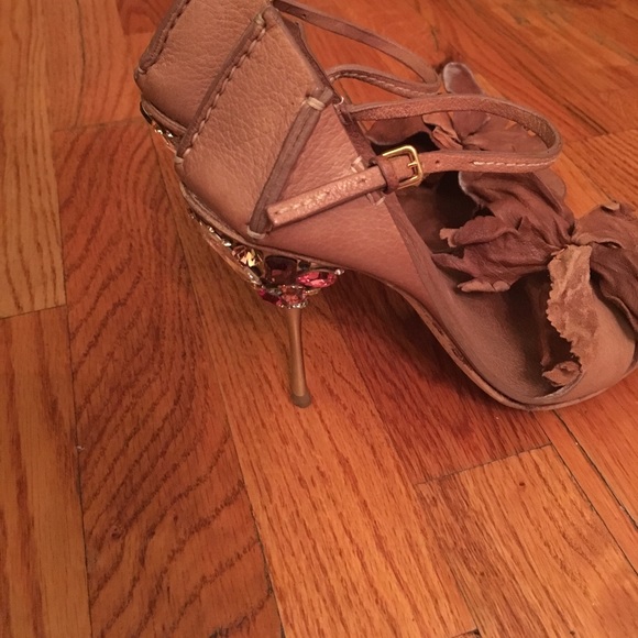 🌟Reduced price! Miu Miu jeweled heels - Picture 6 of 8