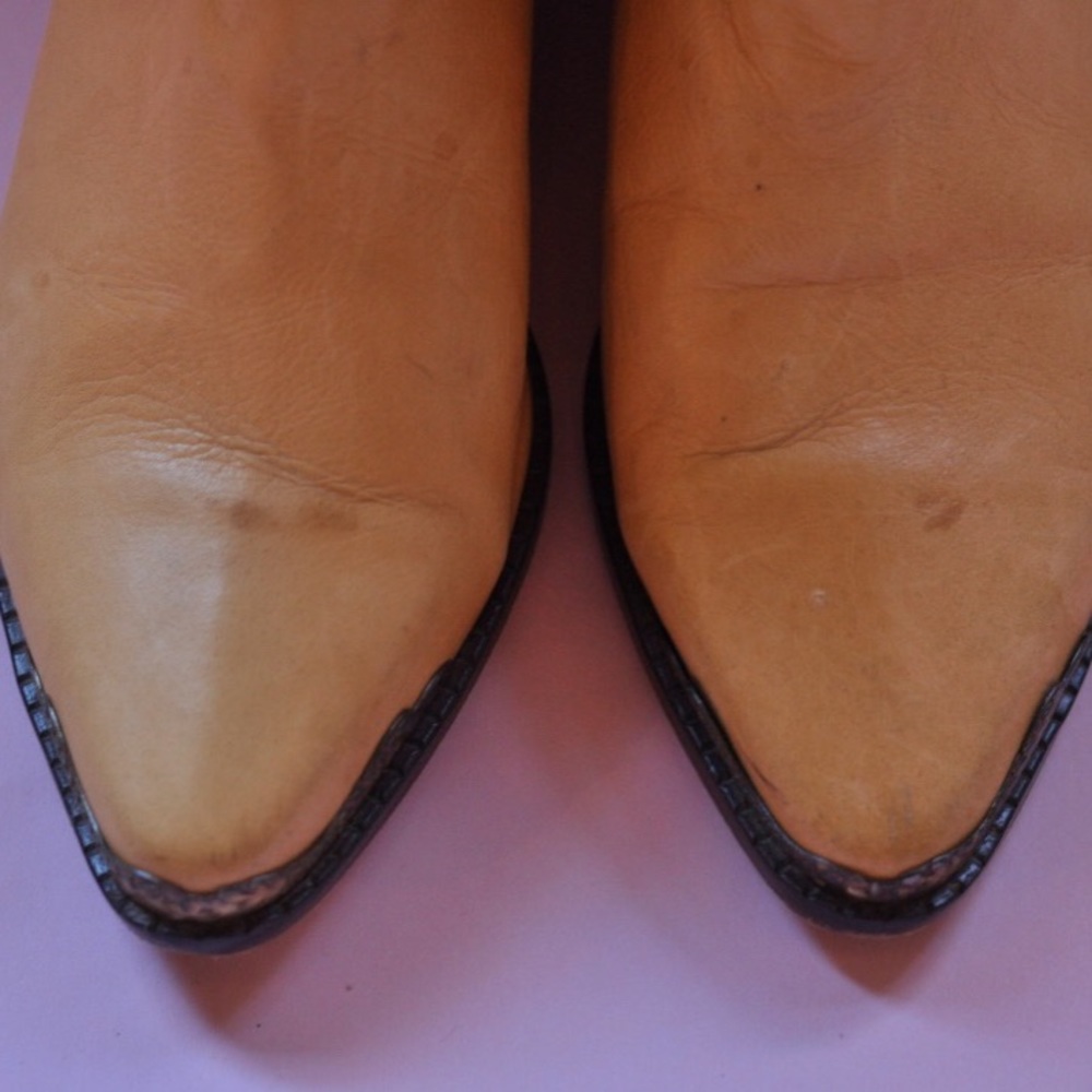 Vintage Leather Fringe Boots