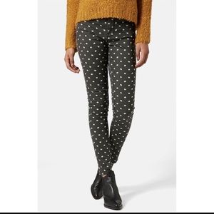 Topshop Leigh Jeans Floral Print