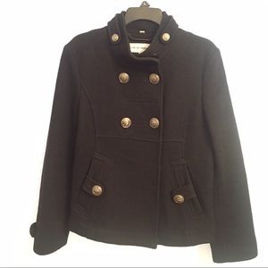 Steve Madden Black Pea Coat