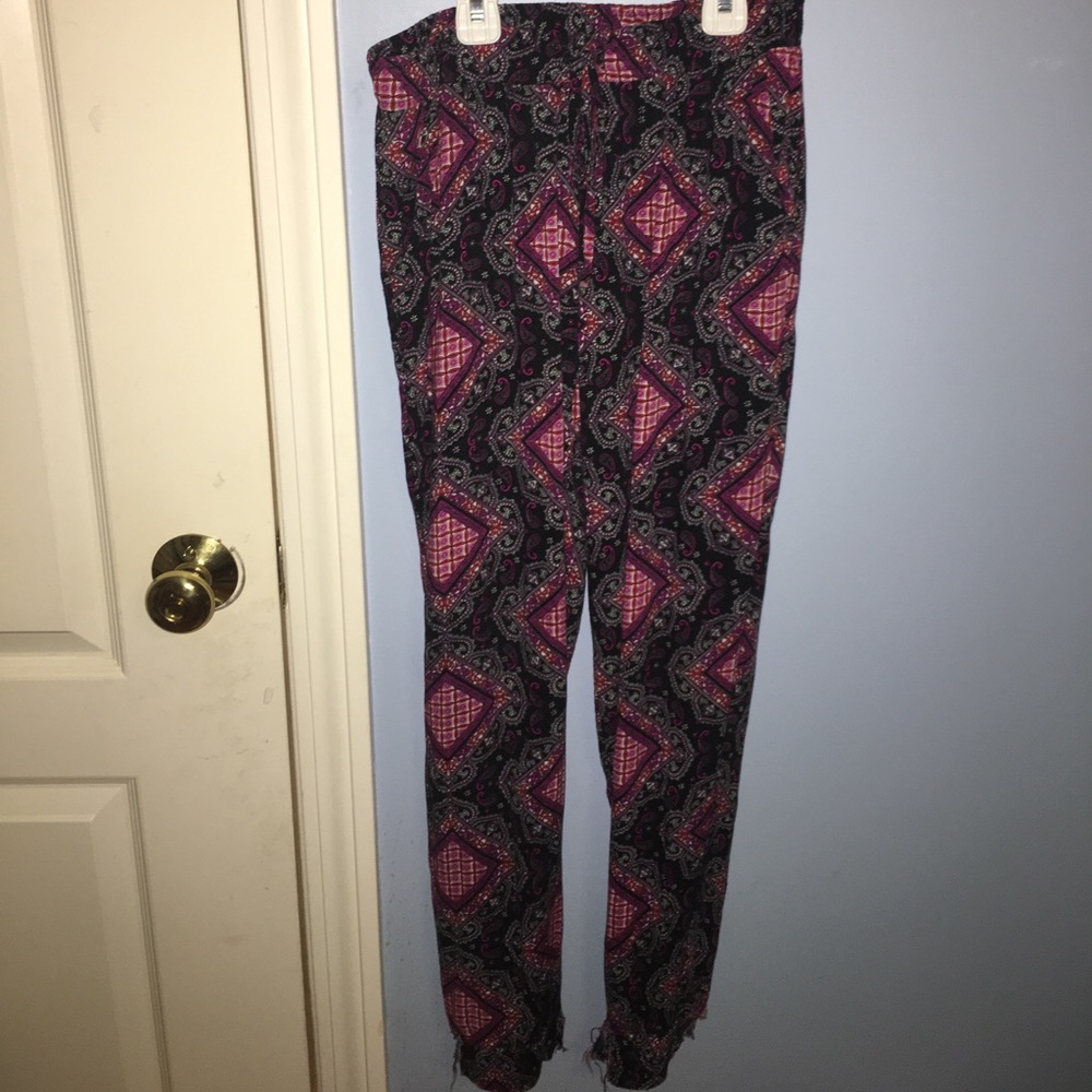 Aztec printed joggers