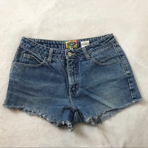Vintage High Waisted Denim Shorts