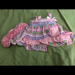 Baby girl romper set