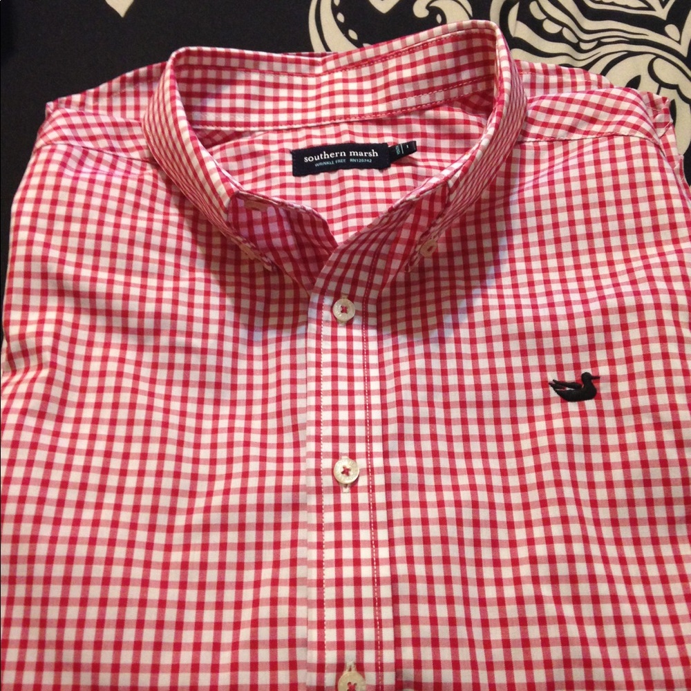 Southern Marsh Long Sleeve Button Down Dress Shirt