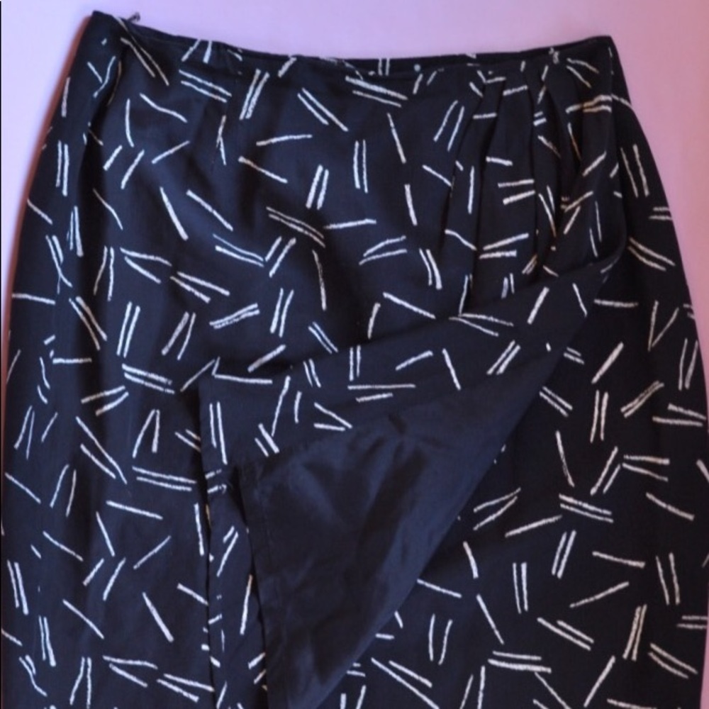 Vintage Ann Taylor Wrap Patterned Skirt