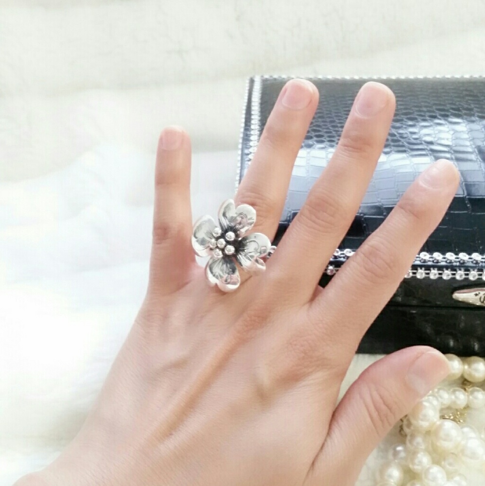 SOLD SOLD  Adjustable  950 Silver Ring