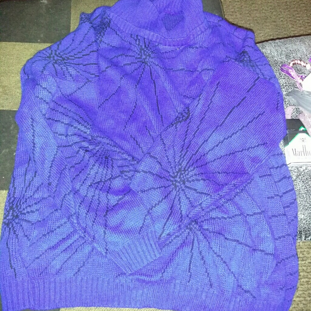 Free Just Pay The Shipping Blue Sweater