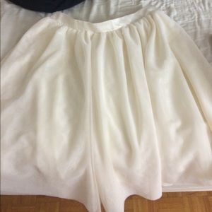 Tulle midi skirt