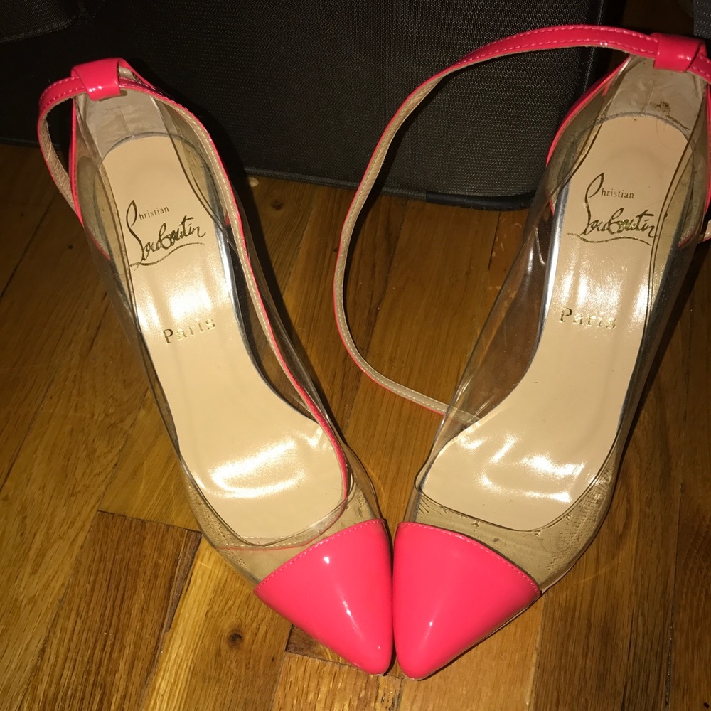 Illusion pumps Hot Pink 💗💗💗