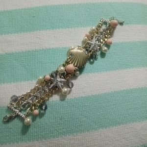 Seashell Charm Bracelet
