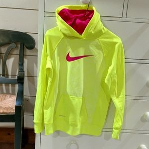 Nike neon yellow sweatshirt