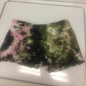 Adorable kids tye dye shorts