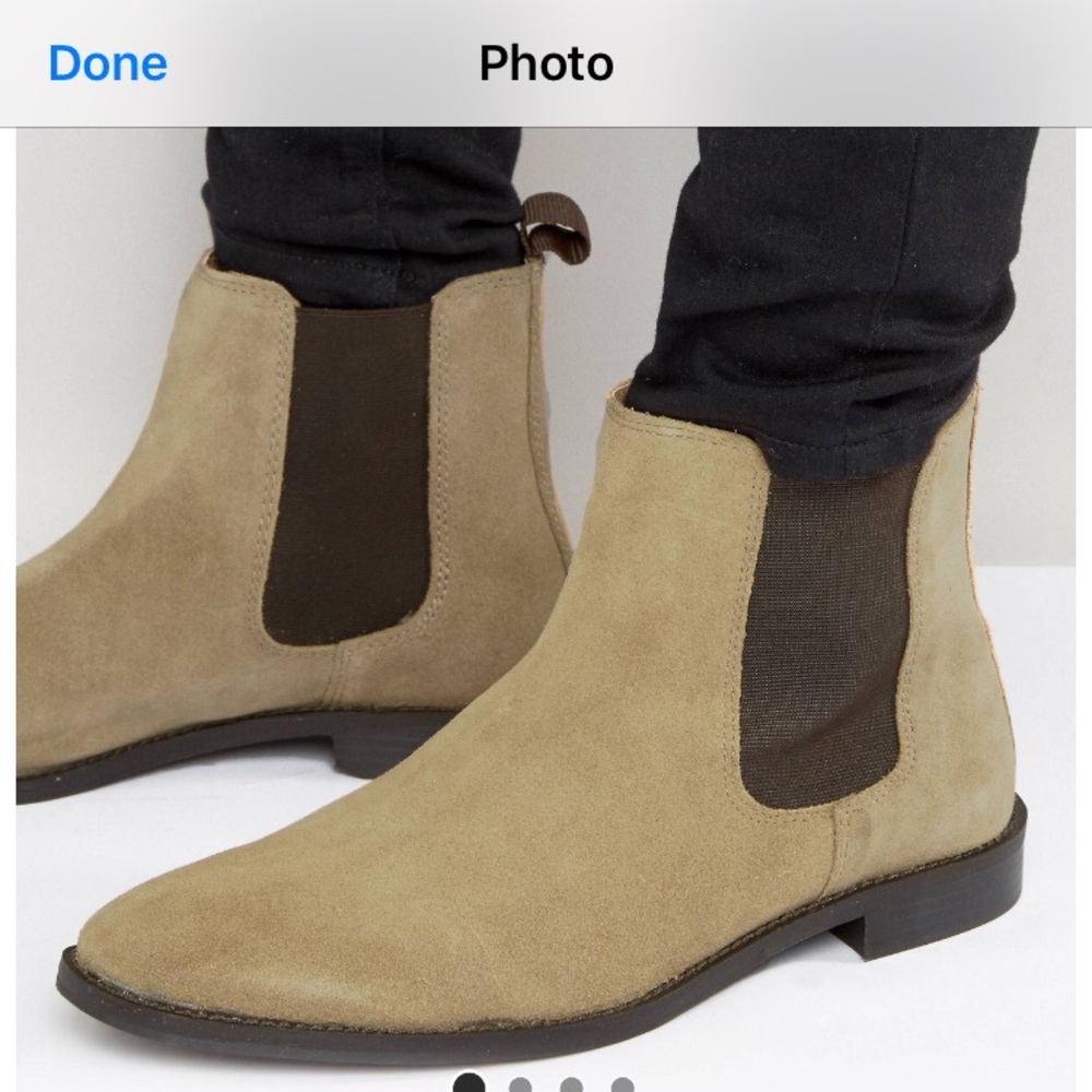 ASOS Tan Chelsea Boots