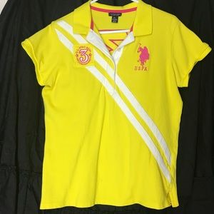 Yellow Cute Polo Shirt