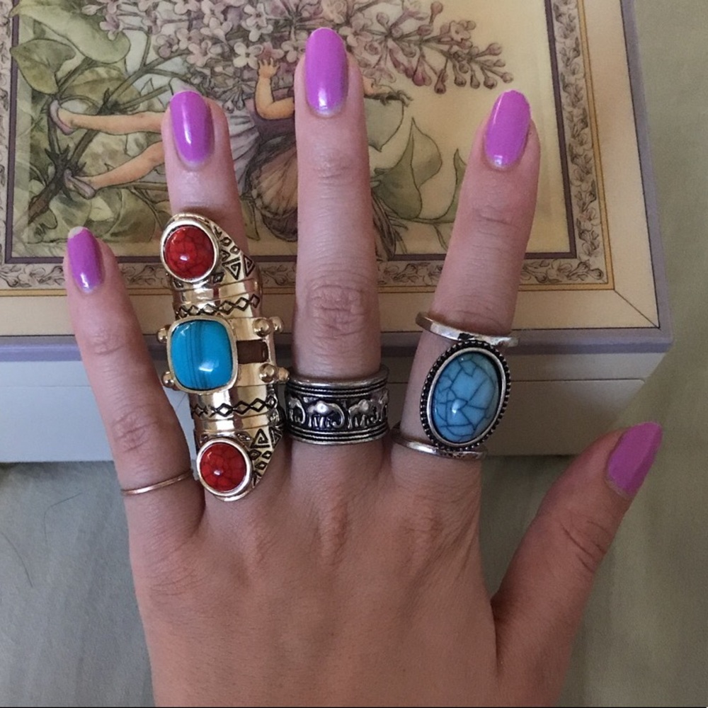 Boho Coachella Style Rings