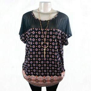 🎉Price Drop! New Plus Top w/free Necklace