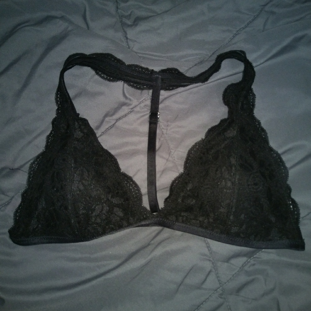 Lacey black bralette