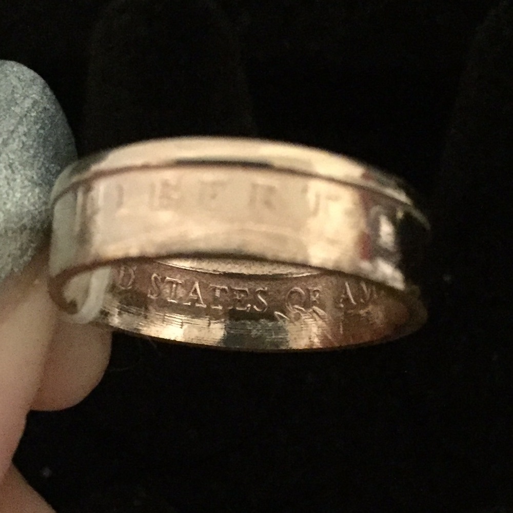 Sacagawea Dollar Coin Ring