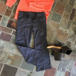 Prana Gray Zip Off Pants