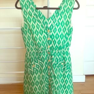 Green Patterned Dress