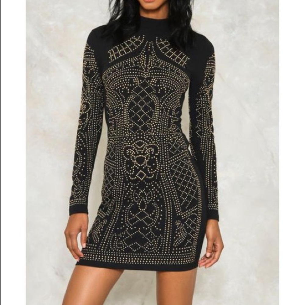 Nasty Gal Studded Dress