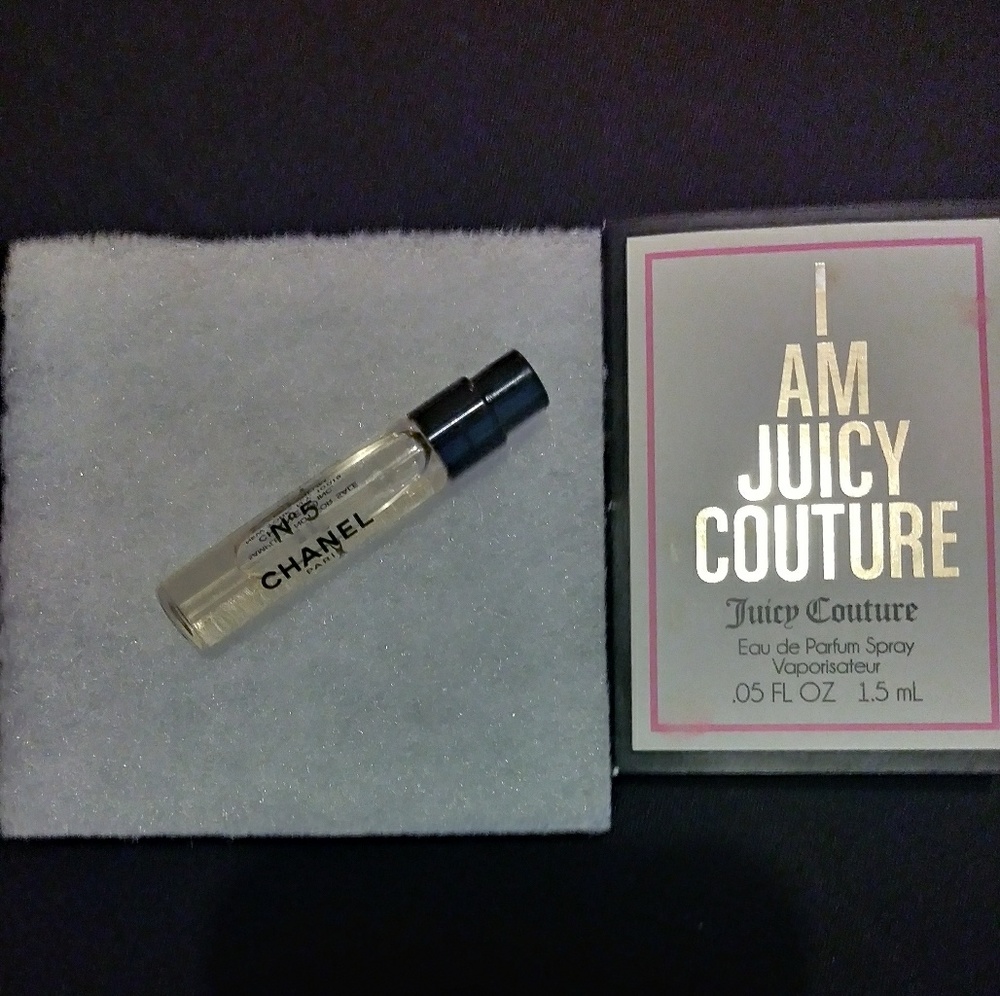 Juicy and Chanel No. 5 Perfume SAMPLES👛