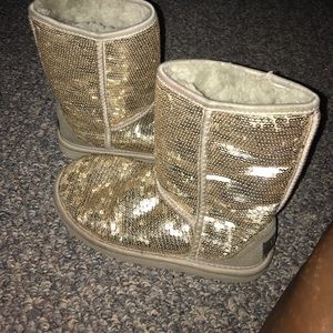 Sparkle sequin ugg boots